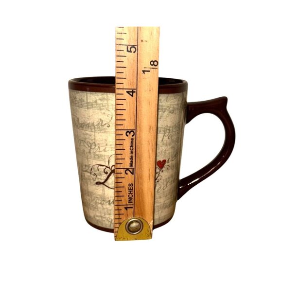 Vintage Dayspring Love Themed Ceramic Coffee Mug Inspirational Scripture Design - Picture 5 of 6